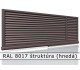 RAL 8017 štruktúra (hnedá) 