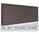 RAL 8017 štruktúra (hnedá) 