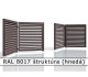 RAL 8017 štruktúra (hnedá) 