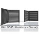 RAL 9005 štruktúra (čierna) 