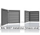 RAL 9007 metalická (tmavo sivá) 