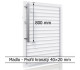Madlo - 800 mm 