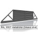 RAL 9007 metalická (tmavo sivá) 