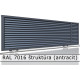 RAL 7016 štruktúra (antracit) 