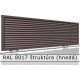 RAL 8017 štruktúra (hnedá) 