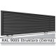 RAL 9005 štruktúra (čierna) 