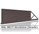 RAL 8017 štruktúra (hnedá) 