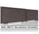 RAL 8017 štruktúra (hnedá) 