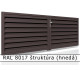 RAL 8017 štruktúra (hnedá) 