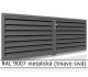 RAL 9007 metalická (tmavo sivá) 