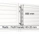 Madlo - 800 mm 