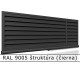 RAL 9005 štruktúra (čierna) 