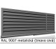 RAL 9007 metalická (tmavo sivá) 