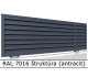 RAL 7016 štruktúra (antracit) 