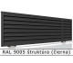 RAL 9005 štruktúra (čierna) 
