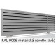 RAL 9006 metalická (svetlo sivá) 