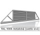 RAL 9006 metalická (svetlo sivá) 