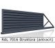 RAL 7016 štruktúra (antracit) 