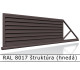 RAL 8017 štruktúra (hnedá) 