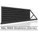 RAL 9005 štruktúra (čierna) 