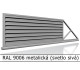 RAL 9006 metalická (svetlo sivá) 