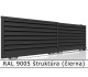 RAL 9005 štruktúra (čierna) 