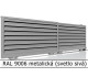 RAL 9006 metalická (svetlo sivá) 