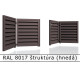 RAL 8017 štruktúra (hnedá) 