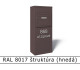 RAL 8017 štruktúra (hnedá) 