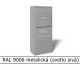 RAL 9006 metalická (svetlo sivá) 