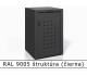 RAL 9005 štruktúra (čierna) 