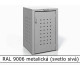 RAL 9006 metalická (svetlo sivá) 