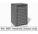 RAL 9007 metalická (tmavo sivá) 
