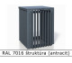 RAL 7016 štruktúra (antracit) 
