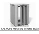 RAL 9006 metalická (svetlo sivá) 