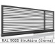 RAL 9005 štruktúra (čierna) 