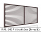 RAL 8017 štruktúra (hnedá) 