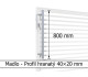 Madlo - 800 mm 