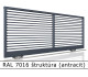 RAL 7016 štruktúra (antracit) 