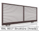 RAL 8017 štruktúra (hnedá) 