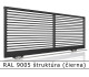 RAL 9005 štruktúra (čierna) 