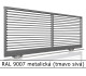 RAL 9007 metalická (tmavo sivá) 
