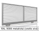 RAL 9006 metalická (svetlo sivá) 