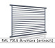 RAL 7016 štruktúra (antracit) 