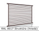 RAL 8017 štruktúra (hnedá) 