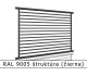 RAL 9005 štruktúra (čierna) 