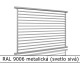 RAL 9006 metalická (svetlo sivá) 