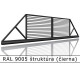 RAL 9005 štruktúra (čierna) 