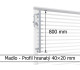 Madlo - 800 mm 