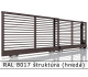 RAL 8017 štruktúra (hnedá) 